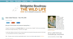 Desktop Screenshot of bridgetteboudreau.com