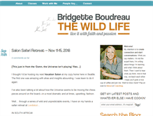 Tablet Screenshot of bridgetteboudreau.com